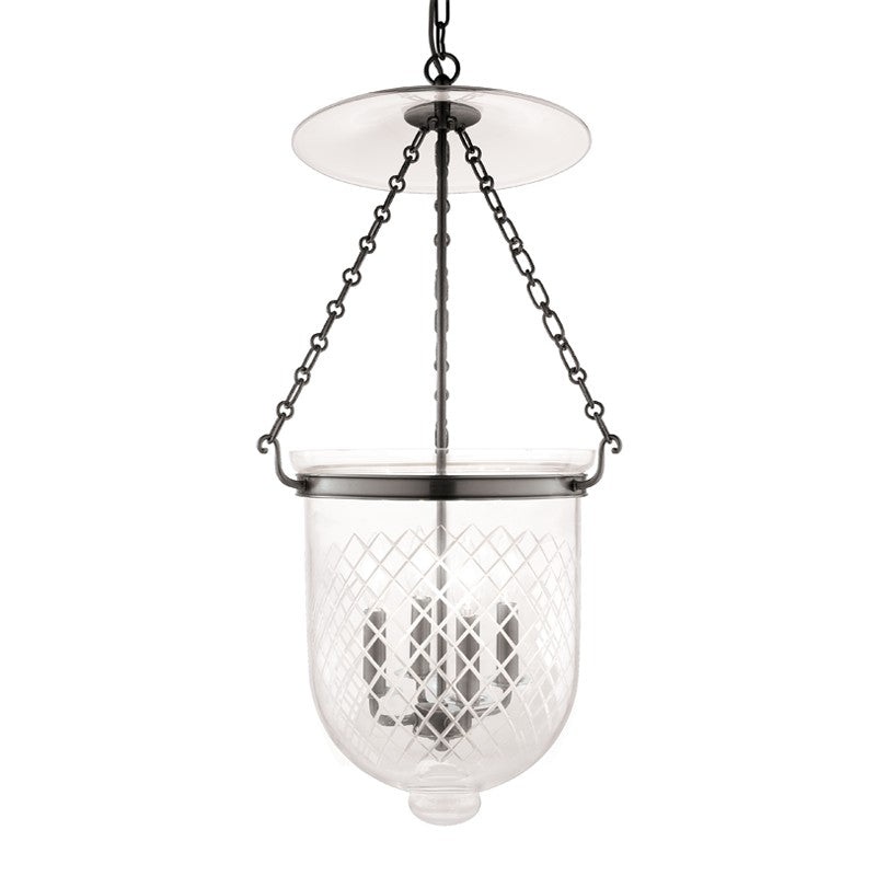 Hudson Valley 255-HN-C2 Hampton Four Light Pendant, Historic Nickel (Discontinued)