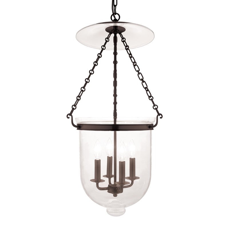 Hudson Valley 255-OB-C1 Hampton Four Light Pendant, Old Bronze