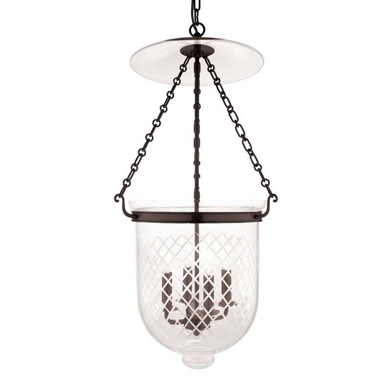 Hudson Valley 255-OB-C2 Hampton Four Light Pendant, Old Bronze (Discontinued)