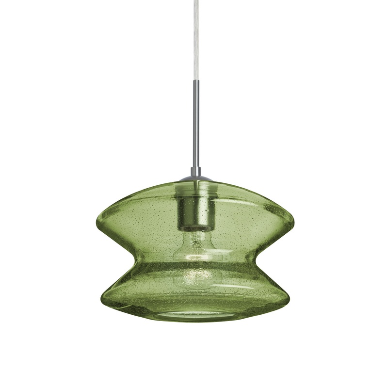 Besa 1JC-ZENMS-SN Zen One Light Pendant Satin Nickel
