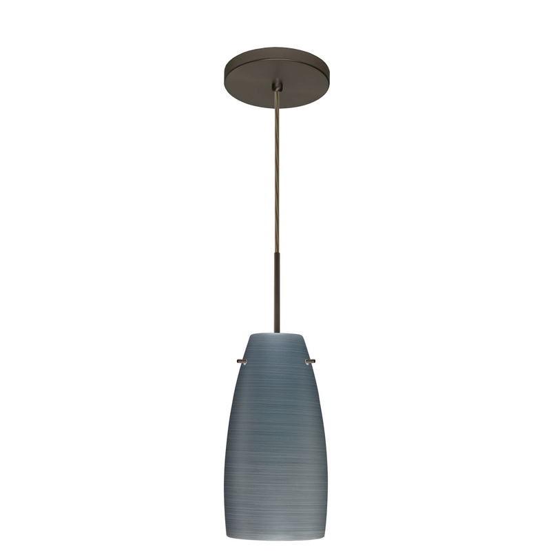 Besa 1JT-1512TN-BR Tao One Light Pendant Bronze