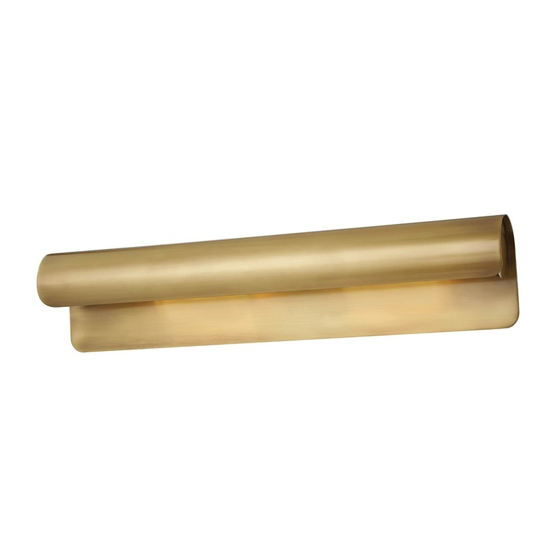 Hudson Valley 1525-AGB Accord Two Light Wall Sconce, Aged Brass