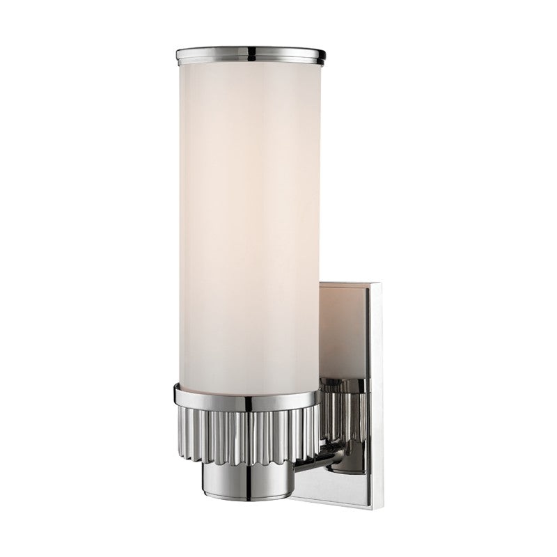 Hudson Valley 1561-PN Harper One Light Bath Bracket, Polished Nickel (Discontinued)
