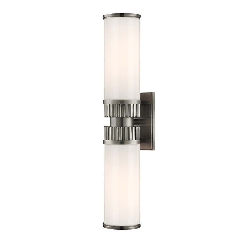 Hudson Valley 1562-AN Harper Two Light Bath Bracket, Antique Nickel