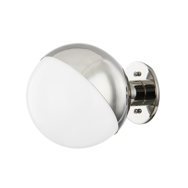 Hudson Valley 1660-PN Bodie One Light Wall Sconce, Polished Nickel (Discontinued)