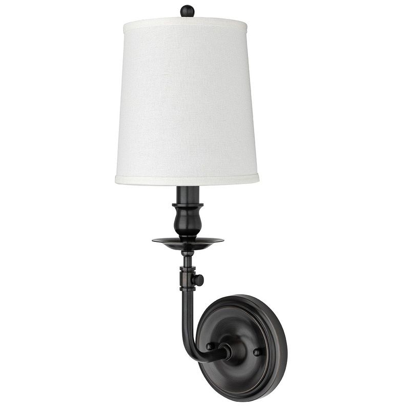 Hudson Valley 171-OB Logan One Light Wall Sconce, Old Bronze
