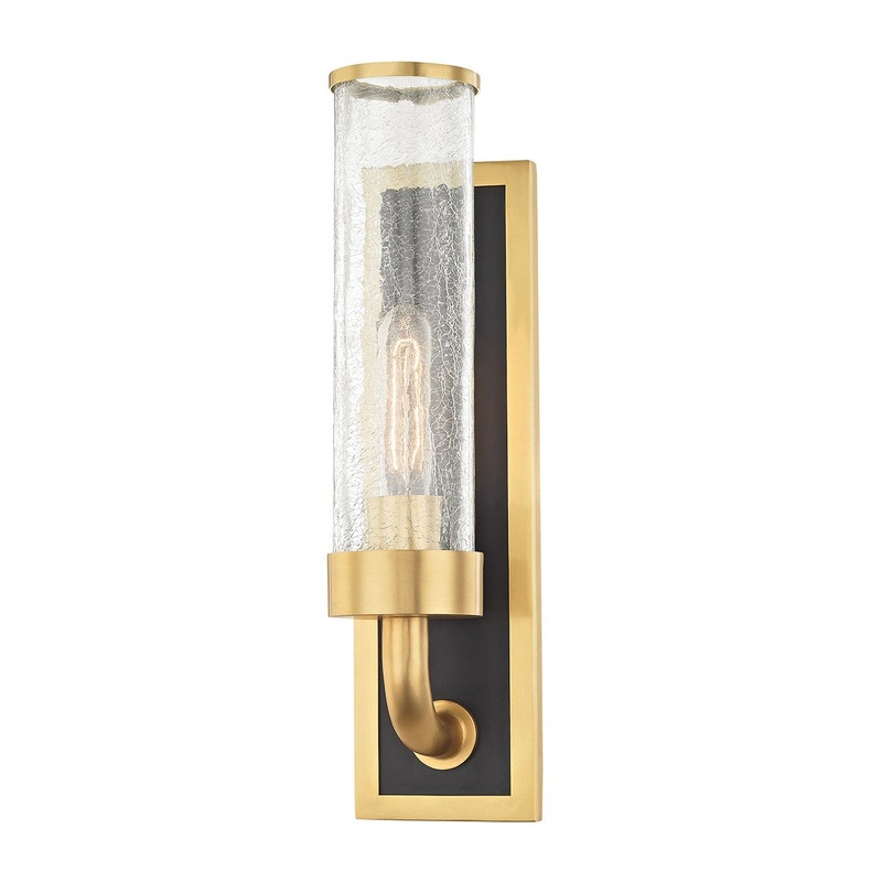 Hudson Valley 1721-AGB Soriano One Light Wall Sconce, Aged Brass
