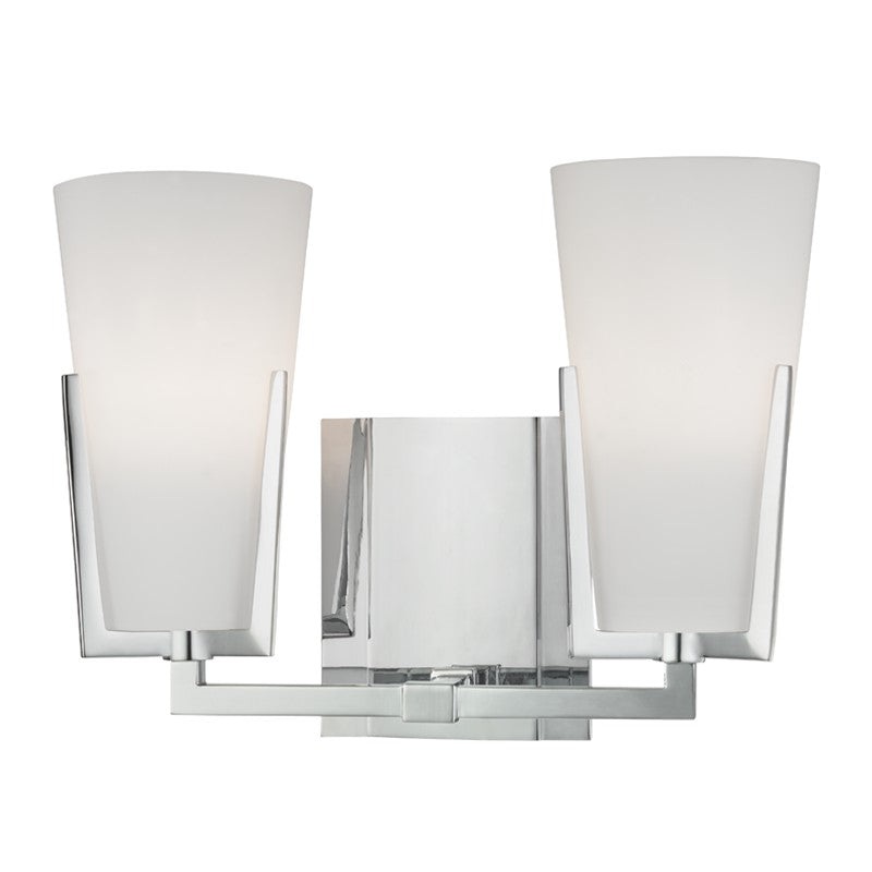 Hudson Valley 1802-PC Upton Two Light Bath Bracket, Polished Chrome (Discontinued)
