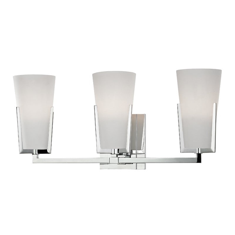Hudson Valley 1803-PC Upton Three Light Bath Bracket, Polished Chrome (Discontinued)