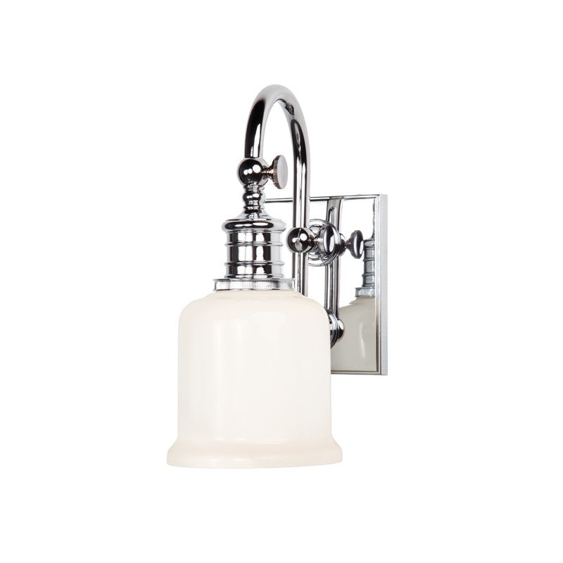 Hudson Valley 1971-PC Keswick One Light Bath Bracket, Polished Chrome