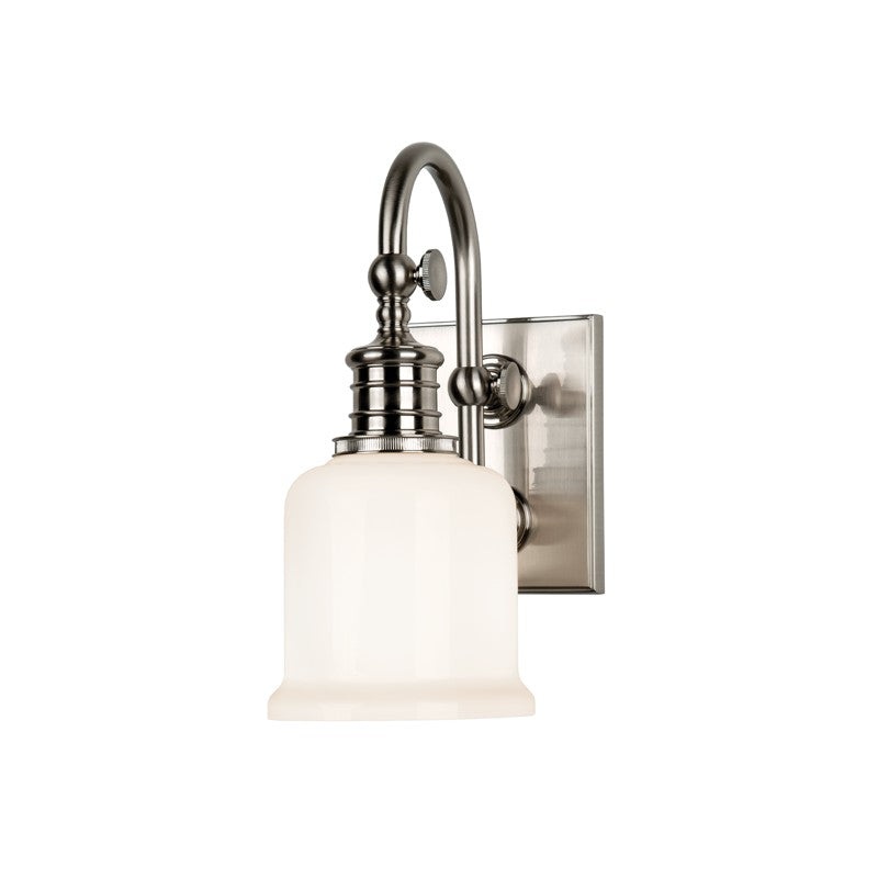 Hudson Valley 1971-SN Keswick One Light Bath Bracket, Satin Nickel