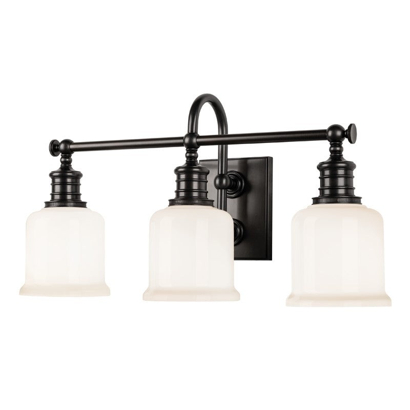 Hudson Valley 1973-OB Keswick Three Light Bath Bracket, Old Bronze