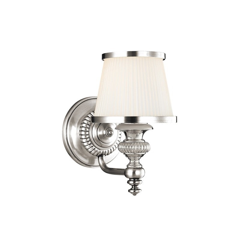 Hudson Valley 2001-PN Milton One Light Bath Bracket, Polished Nickel
