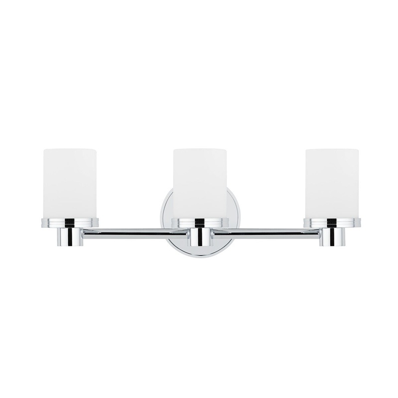 Hudson Valley 2053-PC Southport Three Light Bath Bracket, Polished Chrome (Discontinued)