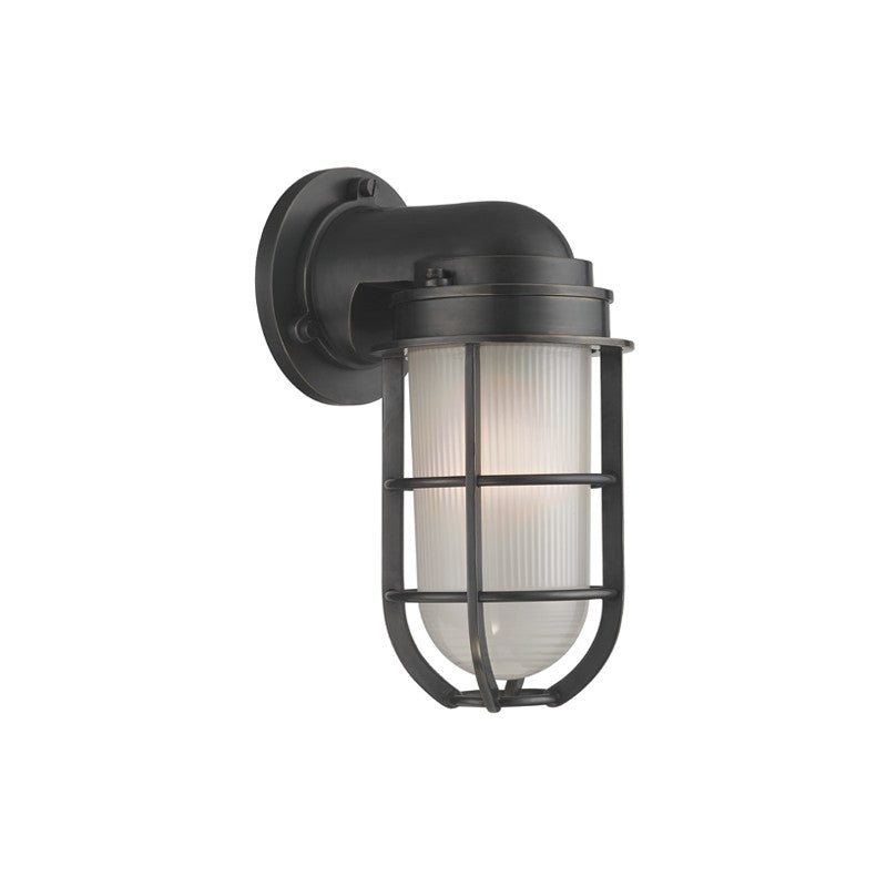 Hudson Valley 240-OB Carson One Light Wall Sconce, Old Bronze (Discontinued)