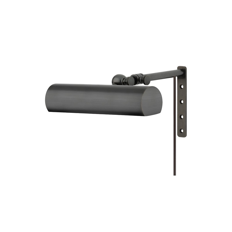 Hudson Valley 2408-DB Vernon One Light Picture Light With Plug, Distressed Bronze (Discontinued)