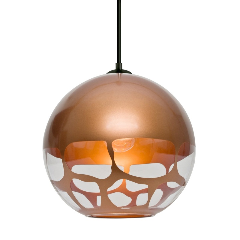 Besa 1JC-ROCKYCP-LED-BK Besa Rocky Pendant LED Pendant Black