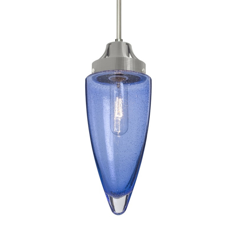 Besa 1JC-SULUBL-SN Sulu One Light Pendant Satin Nickel