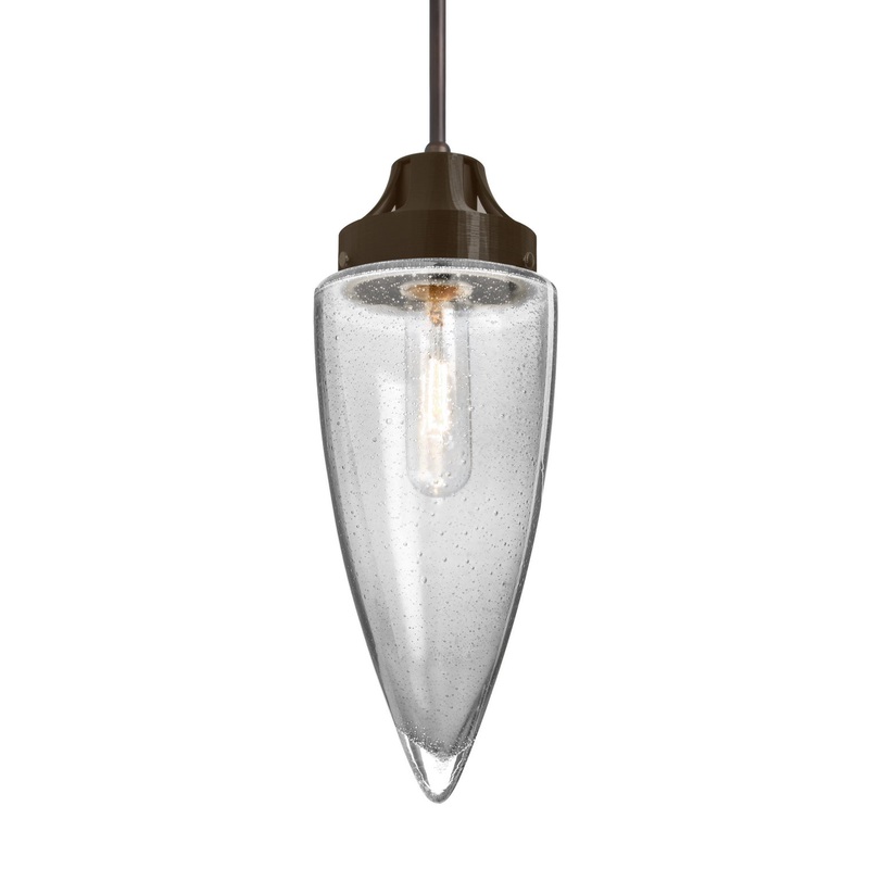 Besa 1JC-SULUCL-BR Sulu One Light Pendant Bronze