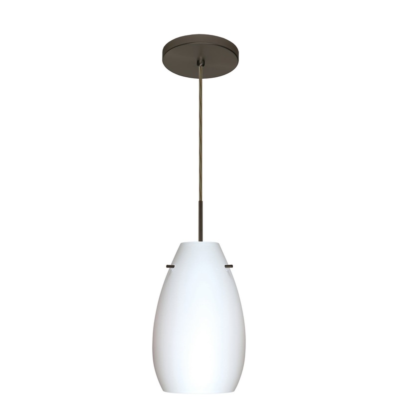 Besa 1JT-412607-LED-BR Pera One Light Pendant Bronze