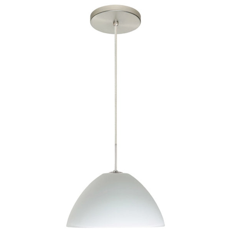 Besa 1JT-420107-SN Tessa One Light Pendant Satin Nickel
