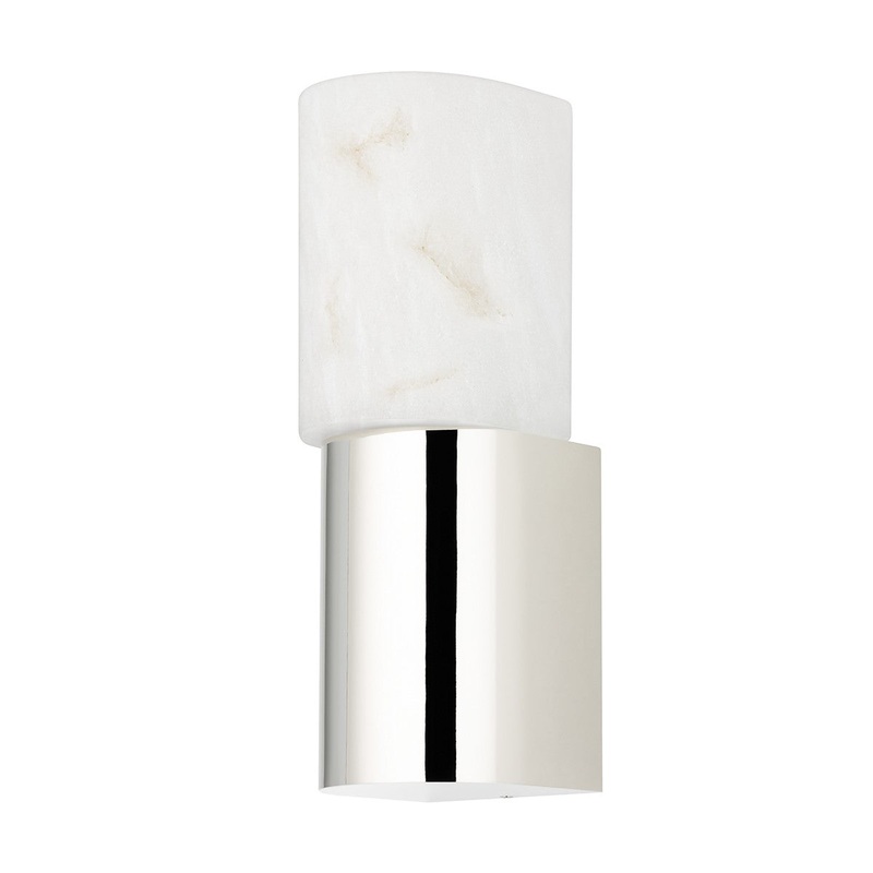 Hudson Valley 1061-PN Jamesport One Light Wall Sconce, Polished Nickel (Discontinued)