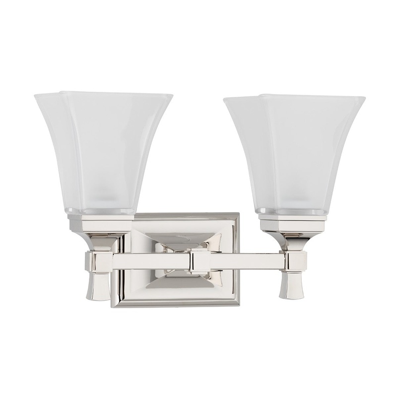 Hudson Valley 1172-PN Kirkland Two Light Bath Bracket, Polished Nickel (Discontinued)