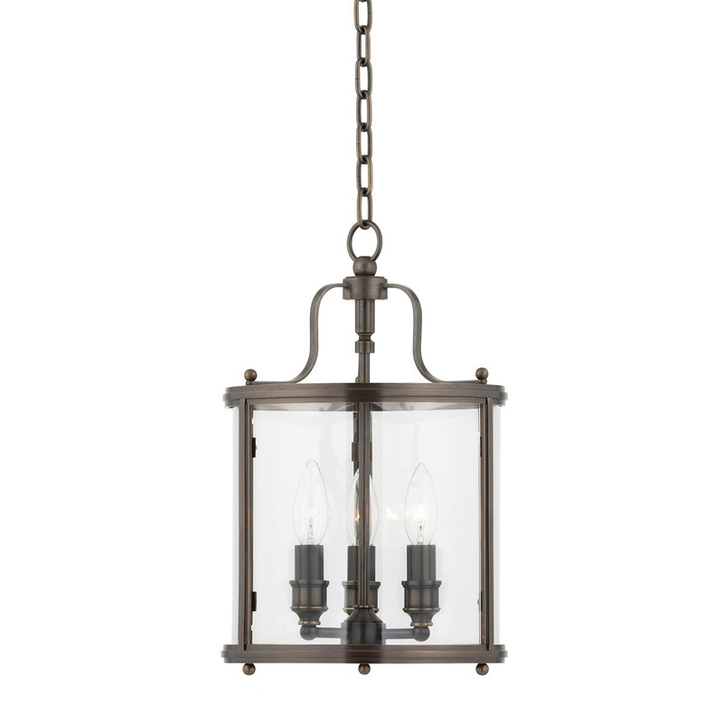 Hudson Valley 1310-DB Mansfield Three Light Pendant, Distressed Bronze (Discontinued)