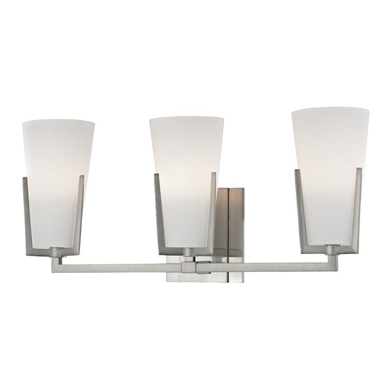 Hudson Valley 1803-SN Upton Three Light Bath Bracket, Satin Nickel (Discontinued)