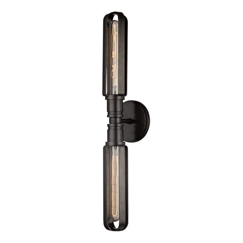 Hudson Valley 1092-OB Red Hook Two Light Wall Sconce, Old Bronze