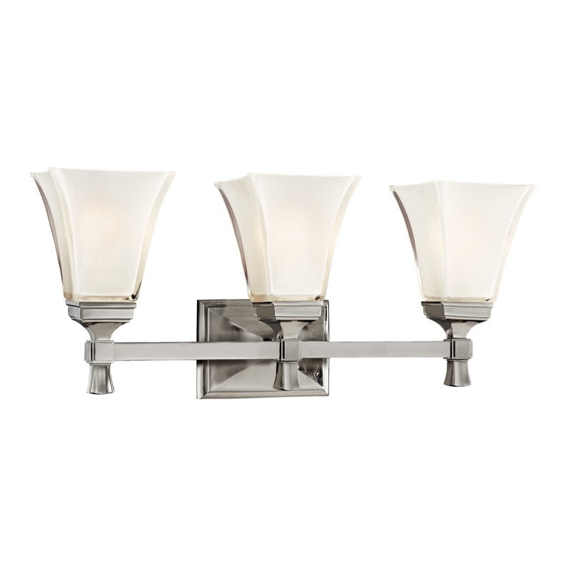 Hudson Valley 1173-SN Kirkland Three Light Bath Bracket, Satin Nickel (Discontinued)