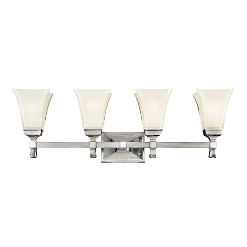 Hudson Valley 1174-PN Kirkland Four Light Bath Bracket, Polished Nickel (Discontinued)