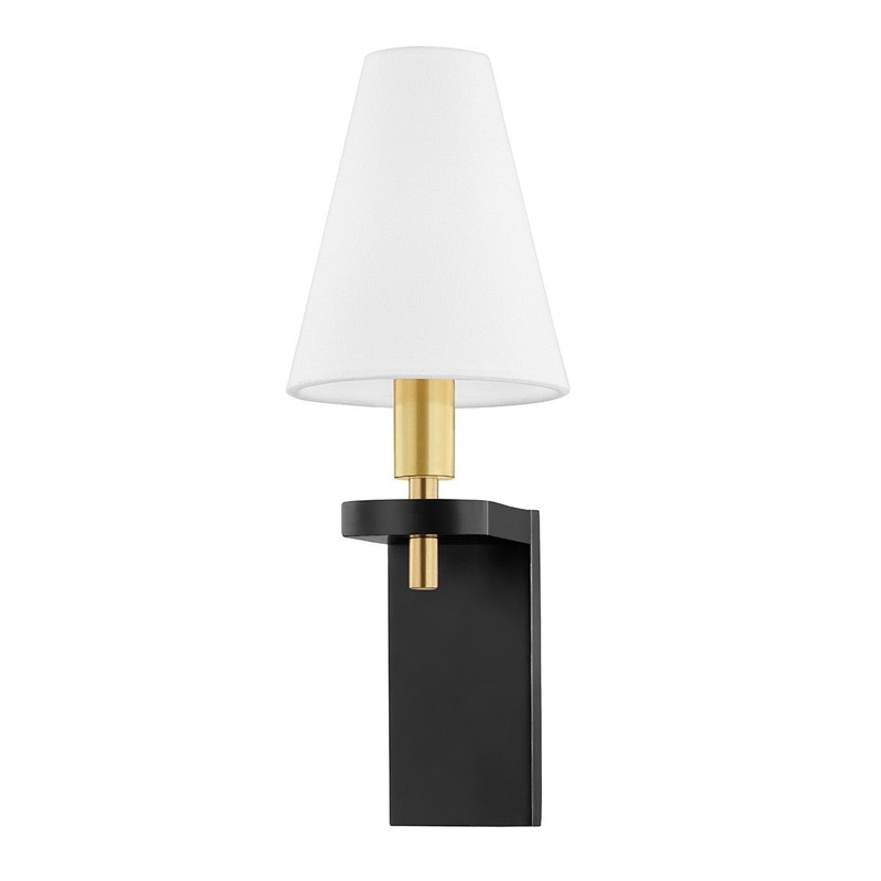 Hudson Valley 1181-AOB Dooley One Light Wall Sconce, Aged Old Bronze (Discontinued)