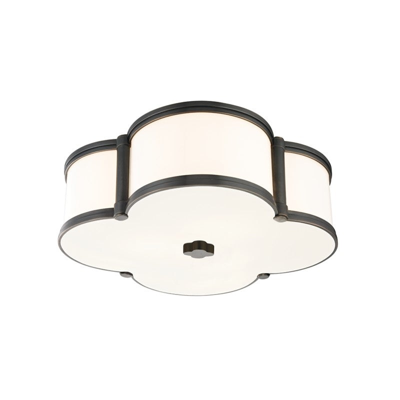 Hudson Valley 1216-OB Chandler Three Light Flush Mount, Old Bronze