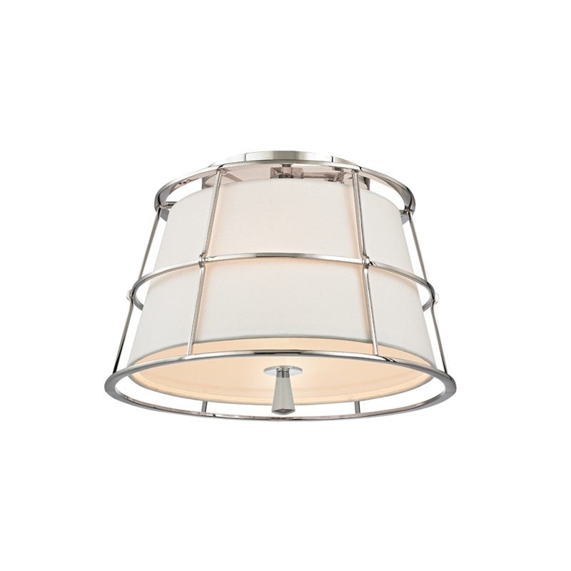 Hudson Valley 9814-PN Savona Two Light Semi Flush Mount, Polished Nickel