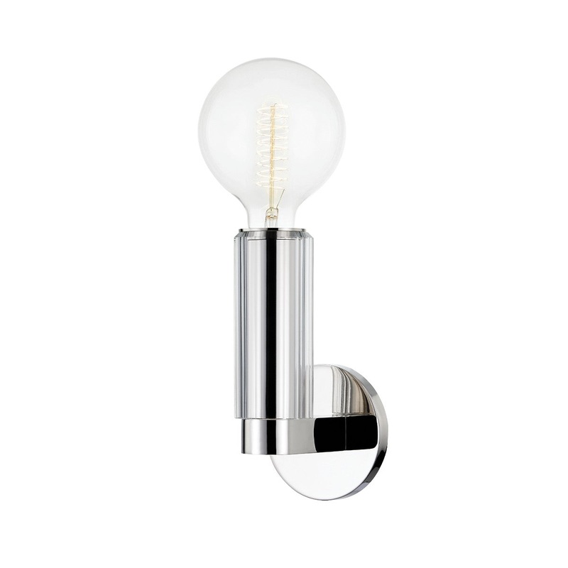 Hudson Valley 9841-PN Gilbert One Light Wall Sconce, Polished Nickel (Discontinued)