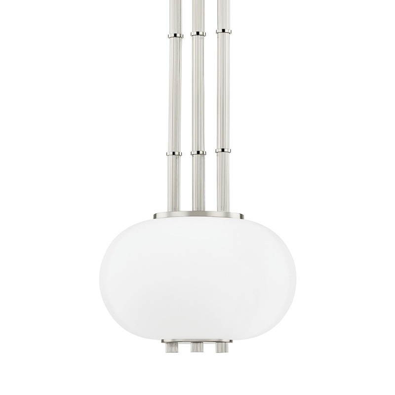 Hudson Valley KBS1356701A-BN Palisade One Light Pendant, Burnished Nickel (Discontinued)
