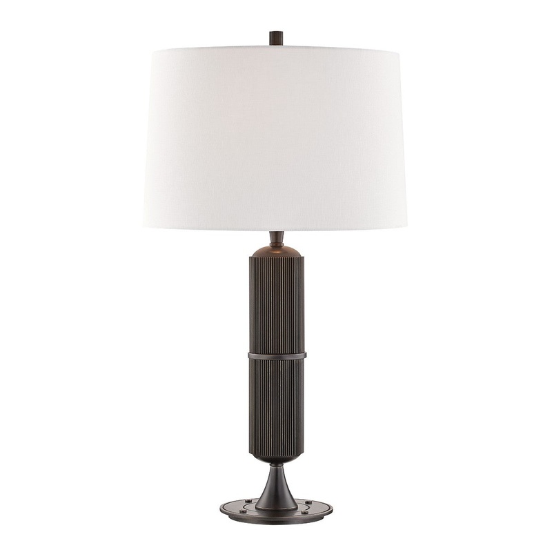 Hudson Valley L1187-OB Tompkins One Light Table Lamp, Old Bronze (Discontinued)