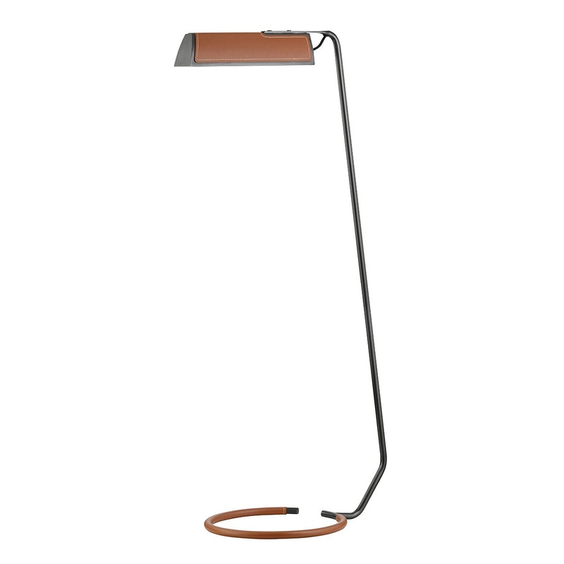 Hudson Valley L1297-OB Holtsville One Light Floor Lamp, Old Bronze (Discontinued)