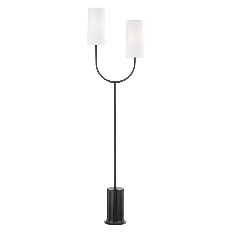 Hudson Valley L1407-OB Vesper Two Light Floor Lamp, Old Bronze