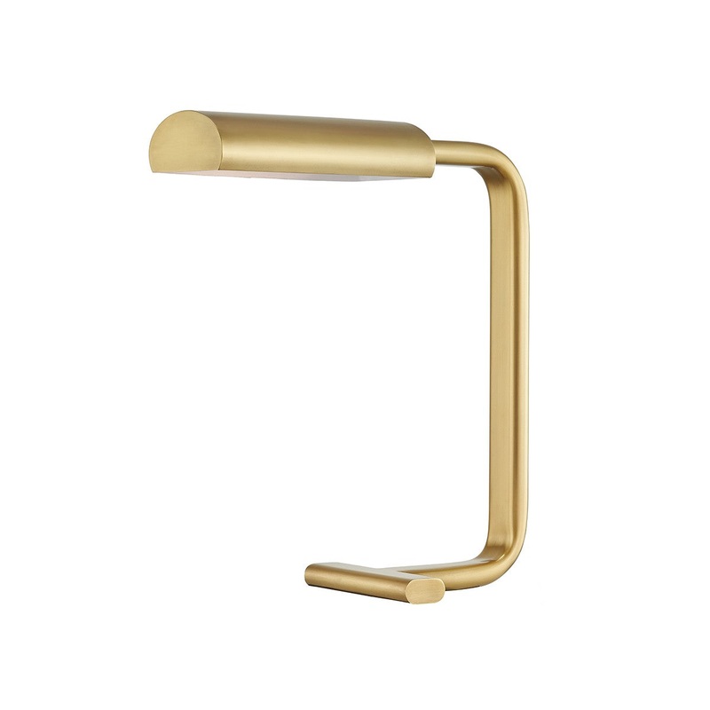 Hudson Valley L1513-AGB Renwick One Light Table Lamp, Aged Brass