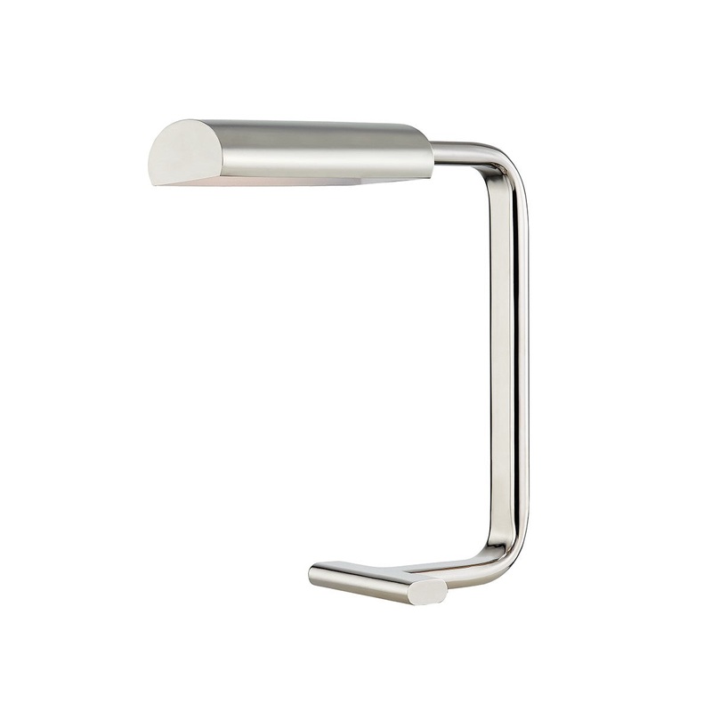 Hudson Valley L1513-PN Renwick One Light Table Lamp, Polished Nickel
