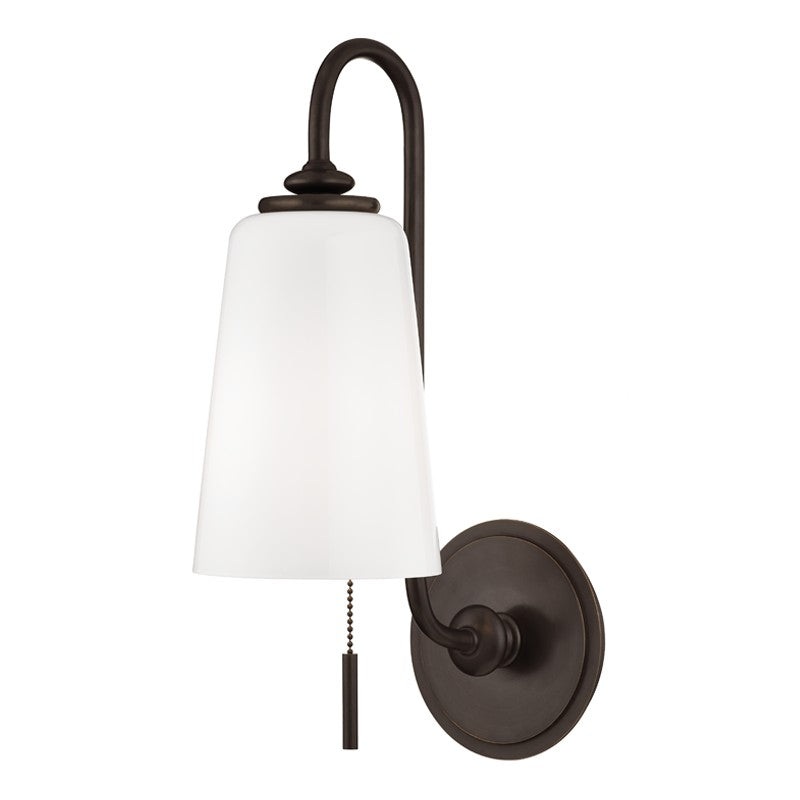 Hudson Valley 9011-OB Glover One Light Wall Sconce, Old Bronze (Discontinued)