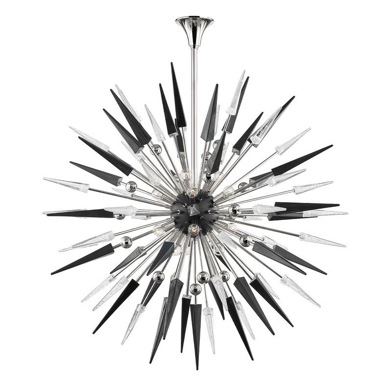 Hudson Valley 9047-PN Sparta 18 Light Chandelier, Polished Nickel