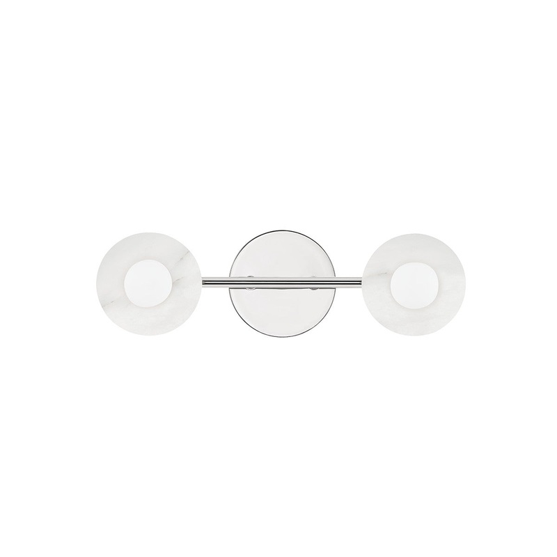 Hudson Valley 9202-PN Elmont Two Light Bath Bracket, Polished Nickel