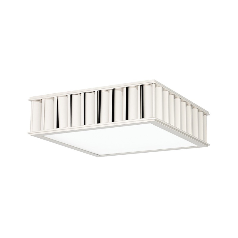 Hudson Valley 931-PN Middlebury Two Light Flush Mount, Polished Nickel (Discontinued)