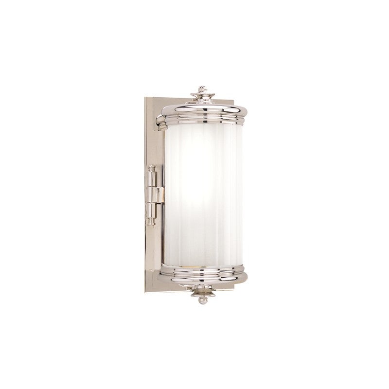 Hudson Valley 951-PN Bristol One Light Bath Bracket, Polished Nickel