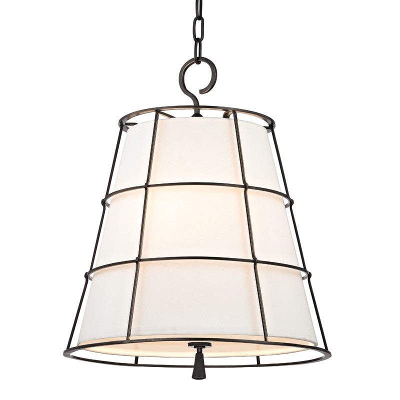 Hudson Valley 9818-OB Savona Three Light Pendant, Old Bronze