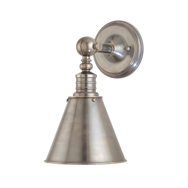 Hudson Valley 9901-HN Darien One Light Wall Sconce, Historic Nickel