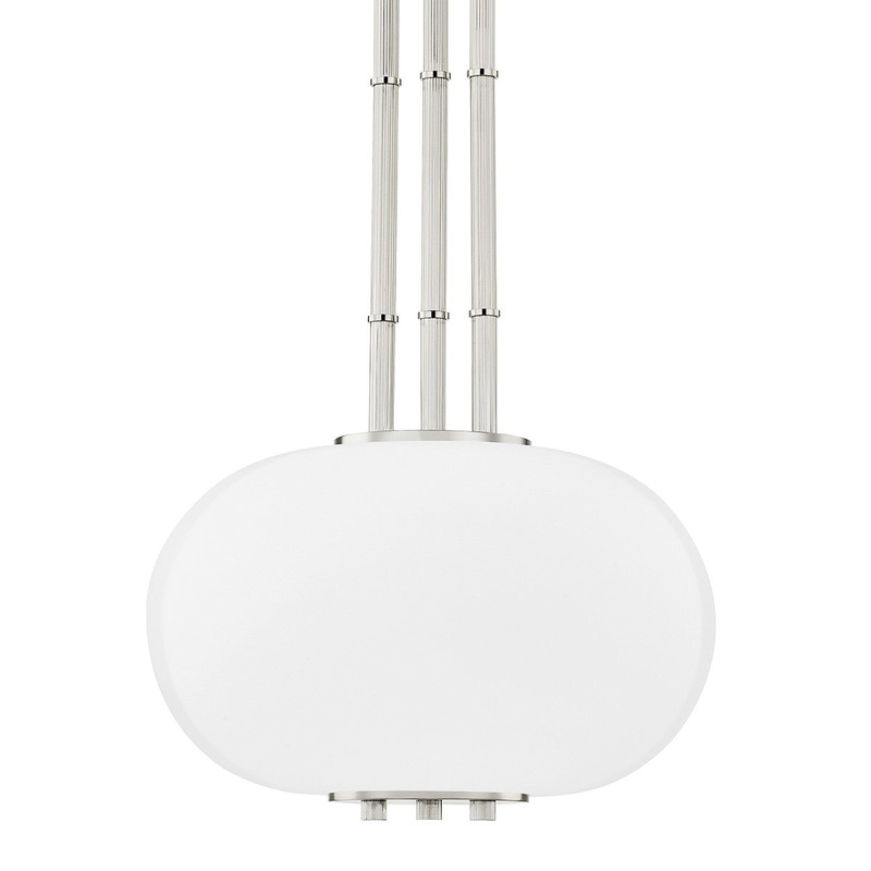 Hudson Valley KBS1356701B-BN Palisade One Light Pendant, Burnished Nickel (Discontinued)